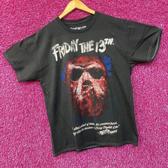 Bloody Disgusting X Friday the 13th Jason Voorhees Horror T-Shirt Medium - Picture 3 of 5